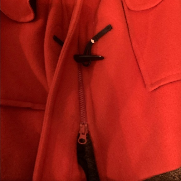 Mulberry Bright Orange Hooded  Lined Utility Jacket - Picture 3 of 7